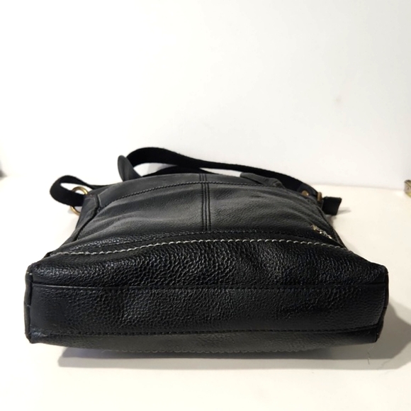 The Sak Iris Black Premium Artisanal Leather Crossbody Bag Purse - Picture 11 of 13